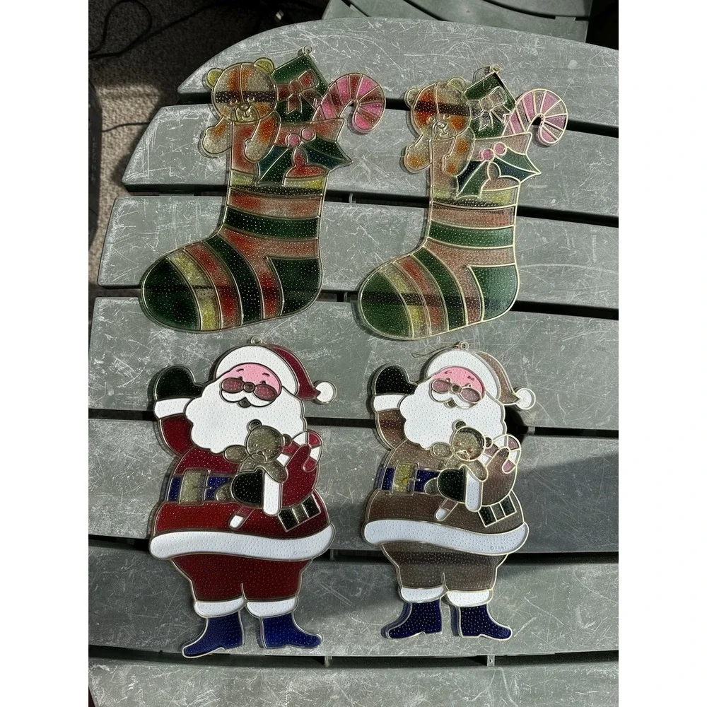 VTG J.S.N.Y. Stainglass‎ Christmas 10